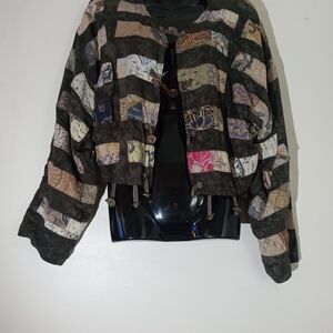 Artistic Patchwork Women's Blazer